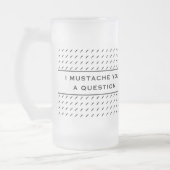 Chope Givrée Moustache Vous Une Question Mood Stripe (Gauche)