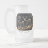 Chope Givrée Mule Deer Buck & Doe Monogramme (Gauche)