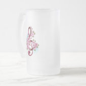 Chope Givrée Musical treble clef notes with sakura flowers (Devant gauche)