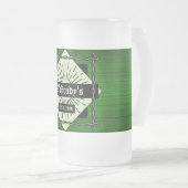 Chope Givrée Musique verte Plaid personnalisée Frosted (Devant droit)