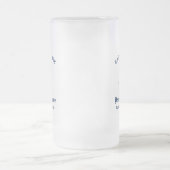 Chope Givrée Nautique Marine Blue Custom Capitaine Nom du batea (Centre)