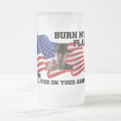 Chope Givrée Ne brûlez pas mon drapeau (Centre)