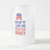 Chope Givrée Ne me blâmez pas que j'ai voté pour Romney (Devant gauche)