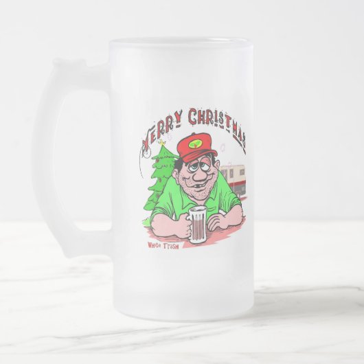 Chope Givrée Noël des déchets blancs, (Gauche)