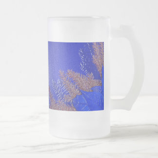 Chope Givrée Noël Poinsettia Bleue VI