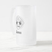 Chope Givrée Nom personnalisé Drôle papa (Devant gauche)