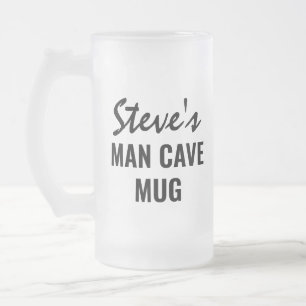 Chope Givrée Nom personnalisé Man Cave