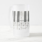 Chope Givrée Notes de clavier et de musique de piano (Devant gauche)