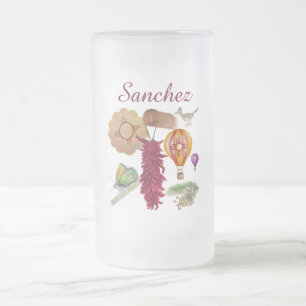 Chope Givrée Nouveau-Mexique Red Chile Pinõn Zia Hot Air Balloo