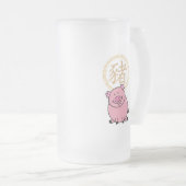 Chope Givrée Nouvel An lunaire chinois de porc rouge argent cha (Devant droit)