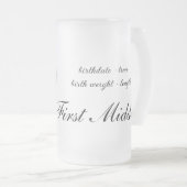 Chope Givrée Nouvelle empreinte d'une main de bébé (Devant droit)