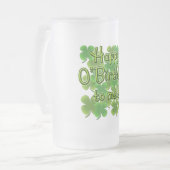 Chope Givrée O'Birthday heureux à moi avec des shamrocks (Devant gauche)