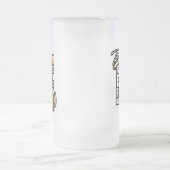 Chope Givrée OEil de la bière - Drôle buveur de bière (Centre)