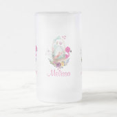 Chope Givrée Oeuf mou dans un panier avec Flamant rose et lapin (Centre)