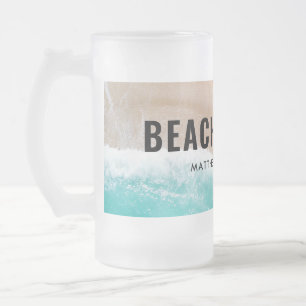 Chope Givrée Offre de plage océanique été drôle typographie