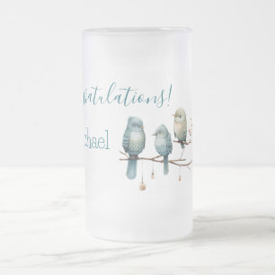 Chope Givrée Oiseaux de Whimsical sur Branches Baby shower Past