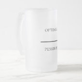 Chope Givrée Optimiste drôle et pessimiste (Devant gauche)