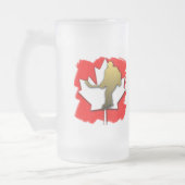 Chope Givrée Or d'hockey du Canada (Gauche)