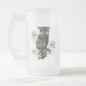 Chope Givrée Orchidées vertes de Chouette dorée (Gauche)