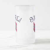 Chope Givrée Pain grillé potable de la Norvège de drapeau (Centre)