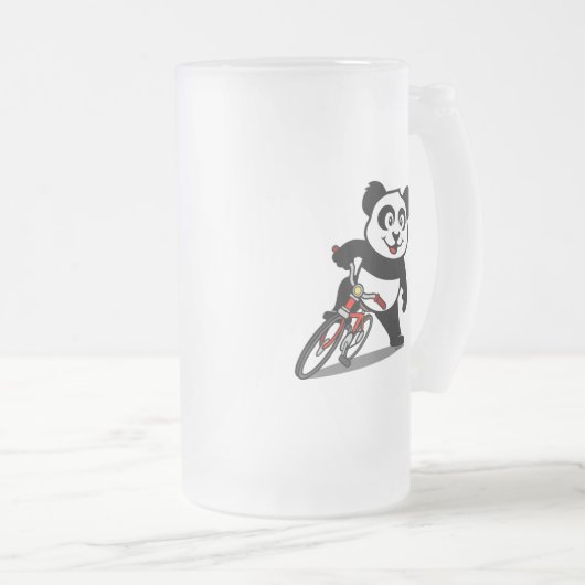 Chope Givrée Panda à vélo mignon (Devant droit)