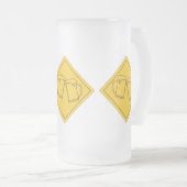 Chope Givrée Panneau pour les amateurs de bière (Devant droit)