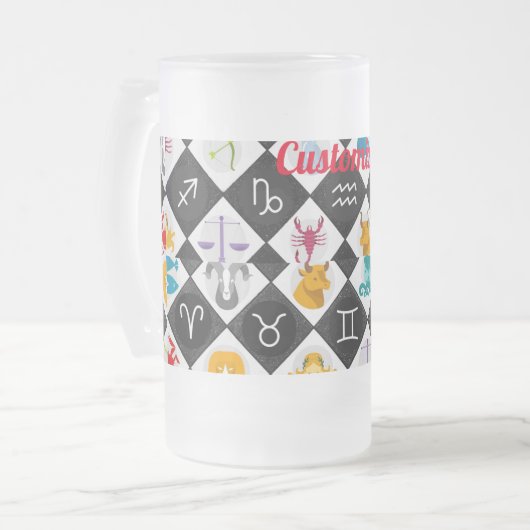 Chope Givrée Panneau solaire Zodiac Calendrier Astrologie Thund (Devant gauche)