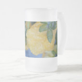 Chope Givrée "Pansies congelées" 16-Oz.Musique de verre déconge (Devant droit)