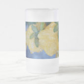 Chope Givrée "Pansies congelées" 16-Oz.Musique de verre déconge (Centre)