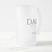 Chope Givrée Papa A Établi Le Monogramme Initial (Devant droit)