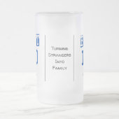 Chope Givrée Papa De Billet Personnalisé Avec Citation Sentimen (Centre)