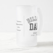 Chope Givrée Papa De Billet Personnalisé Avec Citation Sentimen (Devant droit)