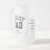 Chope Givrée Papa De Billet Personnalisé Avec Citation Sentimen (Devant gauche)