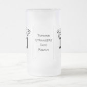 Chope Givrée Papa De Billet Personnalisé Avec Citation Sentimen (Centre)