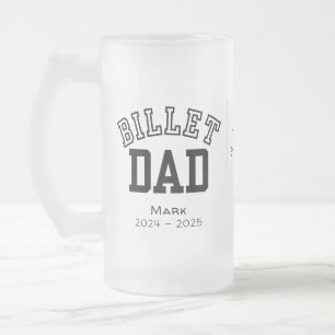Chope Givrée Papa De Billet Personnalisé Avec Citation Sentimen
