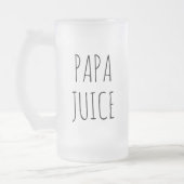 Chope Givrée Papa Juice | Verre (Gauche)
