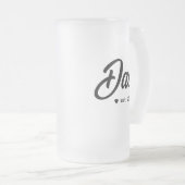 Chope Givrée Papa Lettres simples | Cadeau papa (Devant droit)