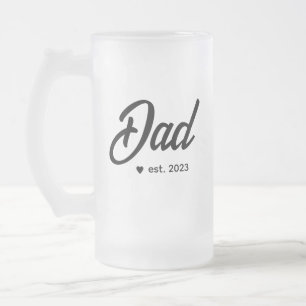 Chope Givrée Papa Lettres simples Cadeau papa
