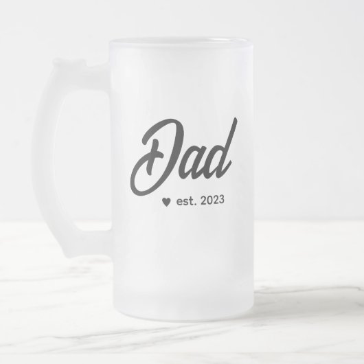 Chope Givrée Papa Lettres simples | Cadeau papa (Gauche)