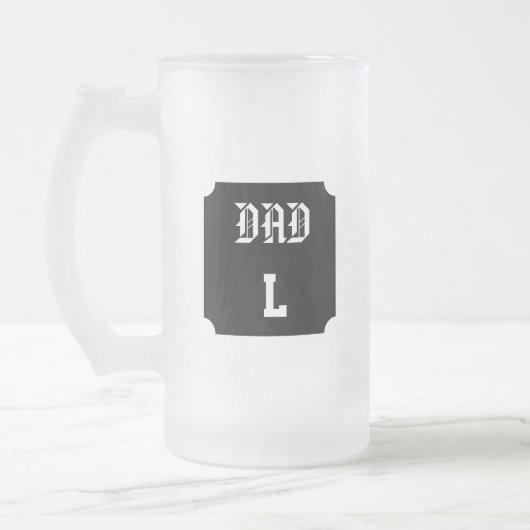 Chope Givrée Papa Monogramme Personnalisable (Gauche)