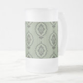 Chope Givrée Papier peint baroque en vert (Devant droit)