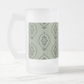 Chope Givrée Papier peint baroque en vert (Gauche)