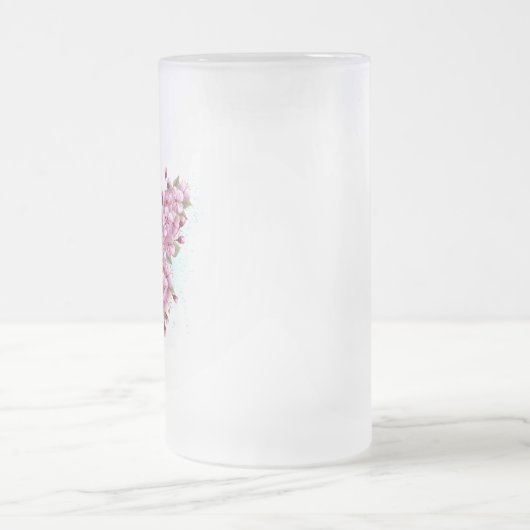 Chope Givrée Papillon à fleurs avec Sakura rose (Centre)