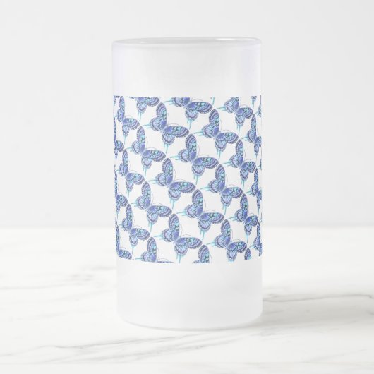 Chope Givrée papillon bleu (Centre)