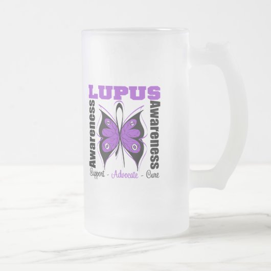 Chope Givrée Papillon de conscience de lupus (Droit)