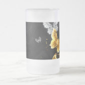 Chope Givrée Papillons blancs et dorés (Centre)