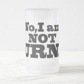 Chope Givrée Pas Durnk ! Verre de bière givré (Centre)