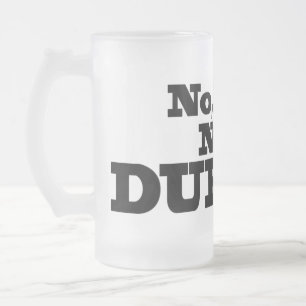 Chope Givrée Pas Durnk ! Verre de bière givré