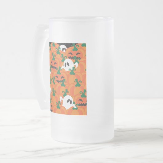 Chope Givrée Patch Citrouille Haunted Halloween Ghosts (Devant gauche)