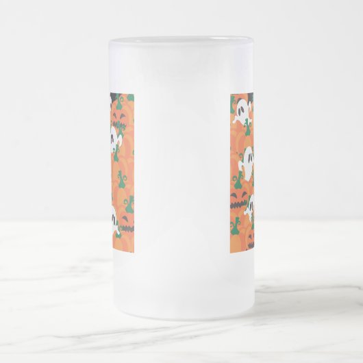 Chope Givrée Patch Citrouille Haunted Halloween Ghosts (Centre)